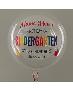 First Day Of School Balloon Back To School Sign Custom Balloon