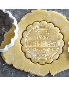 Personalized First Day of School Welcome Cookie Stamp