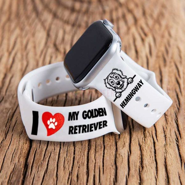 Boxer Watch Band Silicone Laser Engraved Apple Watch 